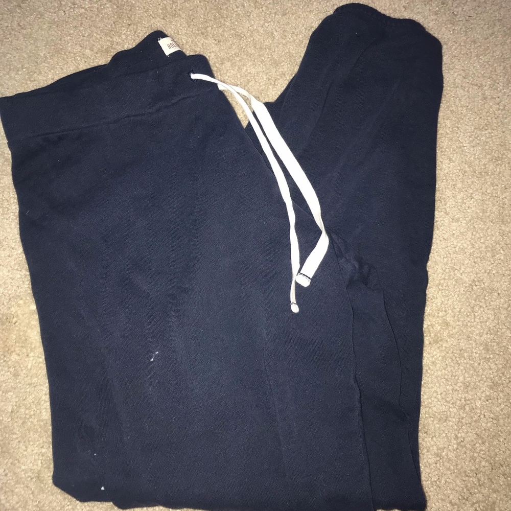 Hollister Navy Blue Sweatpants